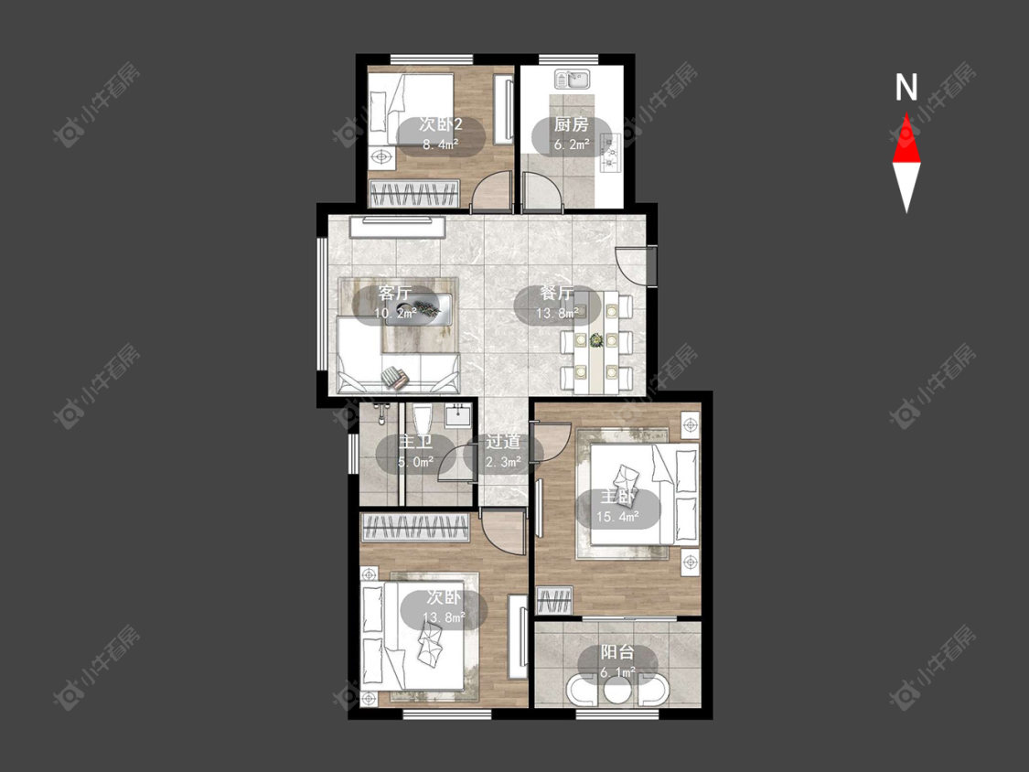 怡枫苑房源户型图 常州怡枫苑在售二手房源户型图_小牛看房