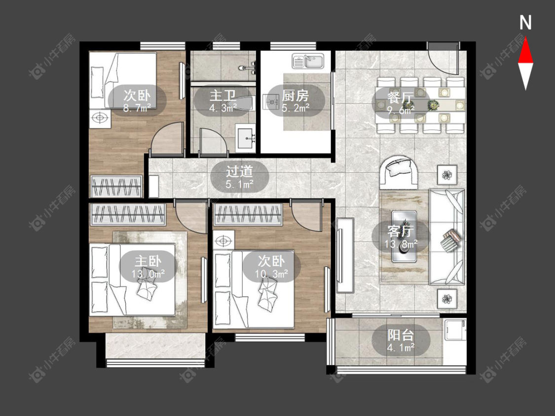碧水云庭房源户型图 常州碧水云庭在售二手房源户型图_小牛看房