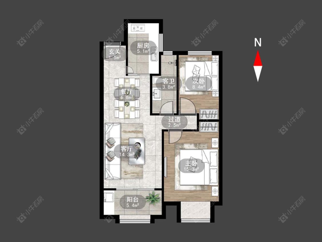 怡盛花园房源户型图 常州怡盛花园在售二手房源户型图_小牛看房
