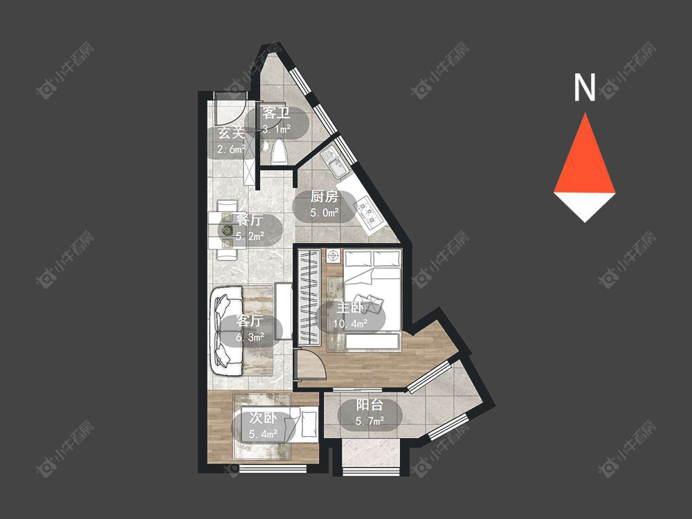 泰盈八千里房源户型图 常州泰盈八千里在售二手房源户型图_小牛看房