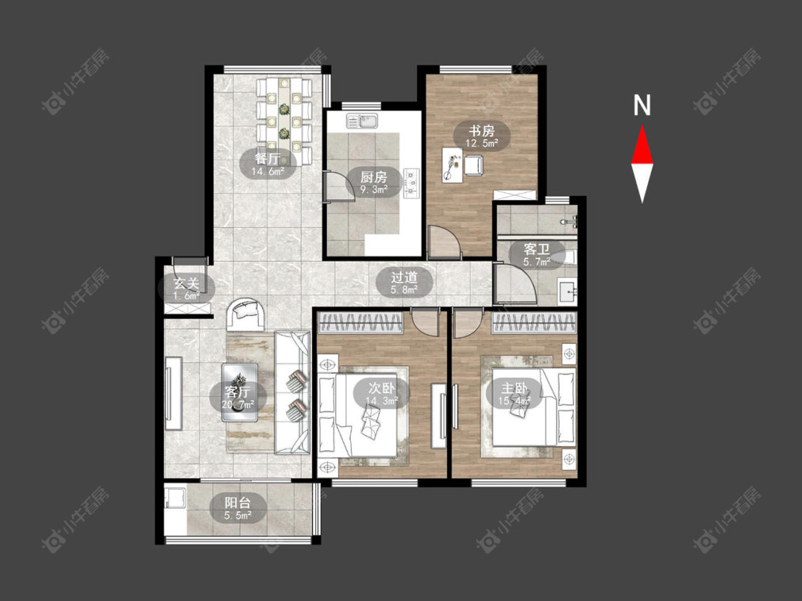 常州新民家园在售二手房源户型图_小牛看房