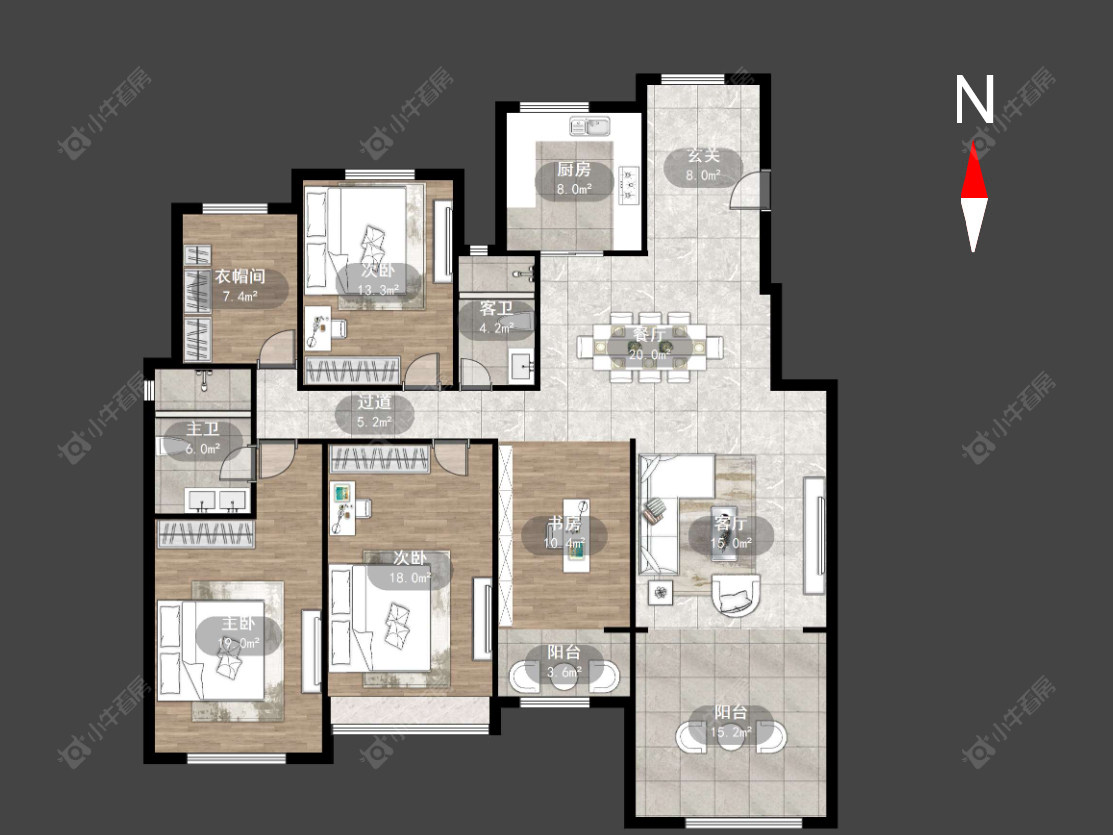 华润国际一期房源户型图 常州华润国际一期在售二手房源户型图_小牛看房