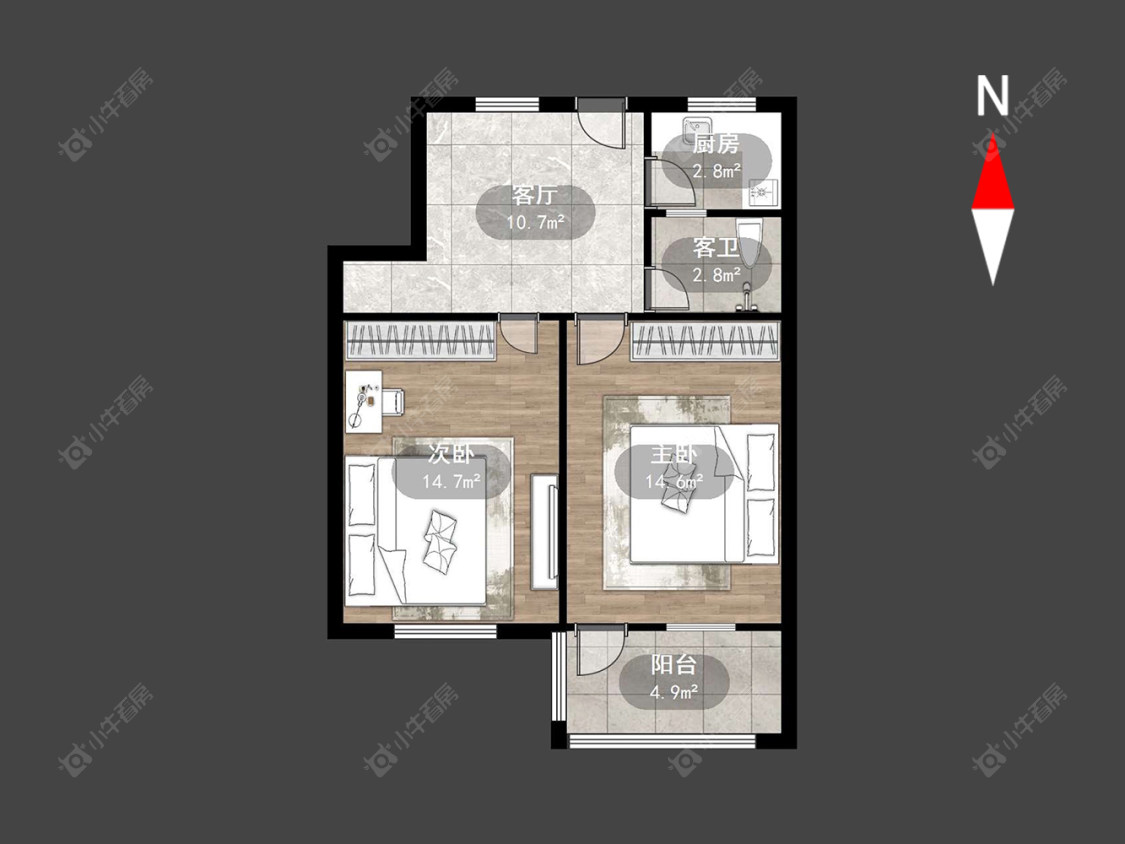 翠竹新村南区房源户型图 常州翠竹新村南区在售二手房源户型图_小牛看房