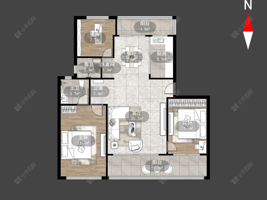 常州舜园春早花园在售二手房源户型图_小牛看房