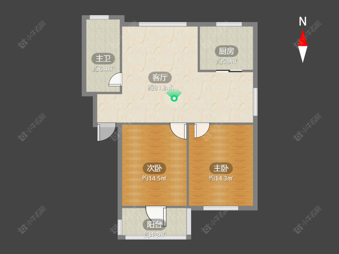 广景山庄房源户型图 常州广景山庄在售二手房源户型图_小牛看房