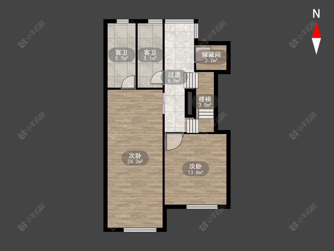 常州新城香溢澜桥一期在售二手房房源户型图_小牛看房