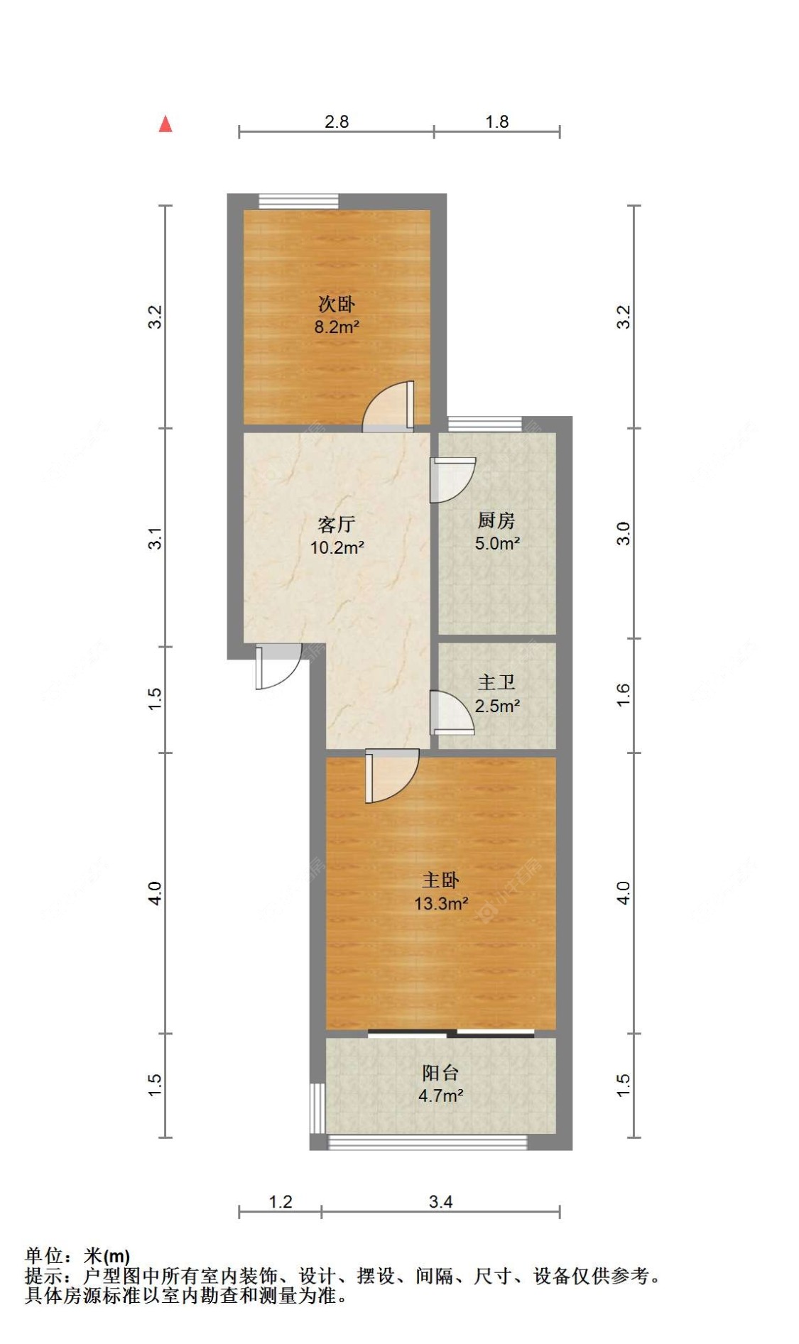 常州花园西村在租房源户型图_小牛看房