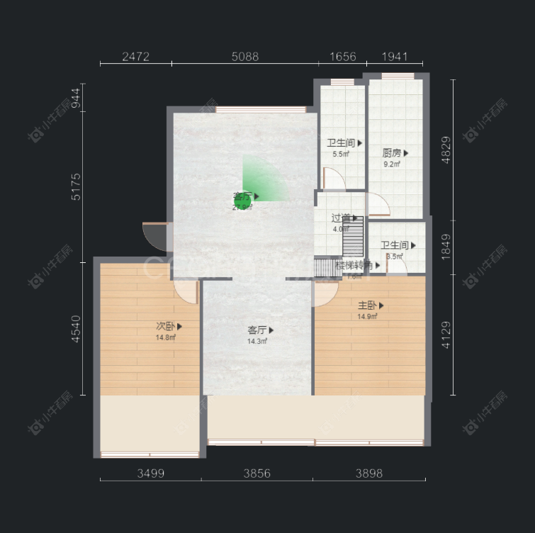 常州朝阳三村在售二手房源户型图_小牛看房