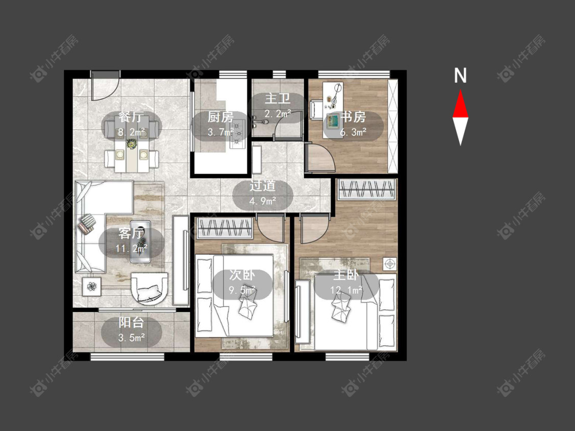 常州绿都万和城七区在售二手房源户型图_小牛看房