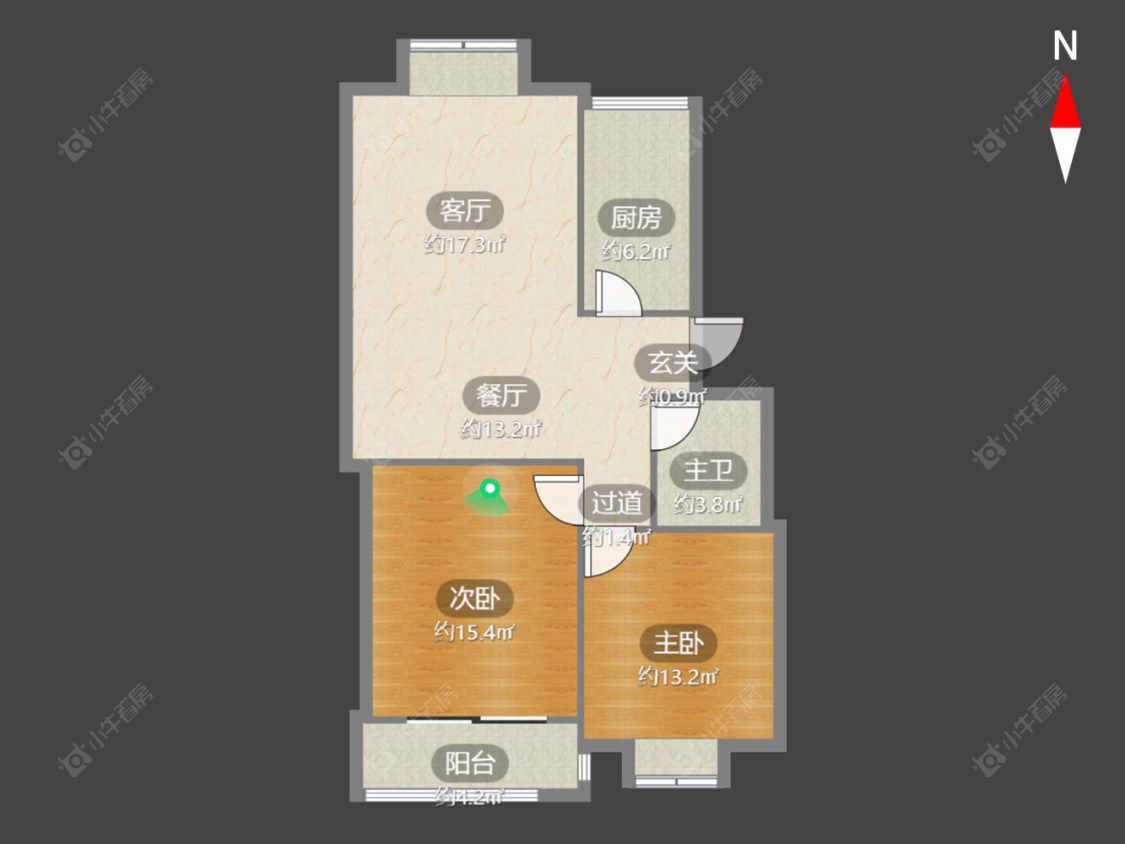 河苑家园北苑房源户型图 常州河苑家园北苑在售二手房源户型图_小牛看房