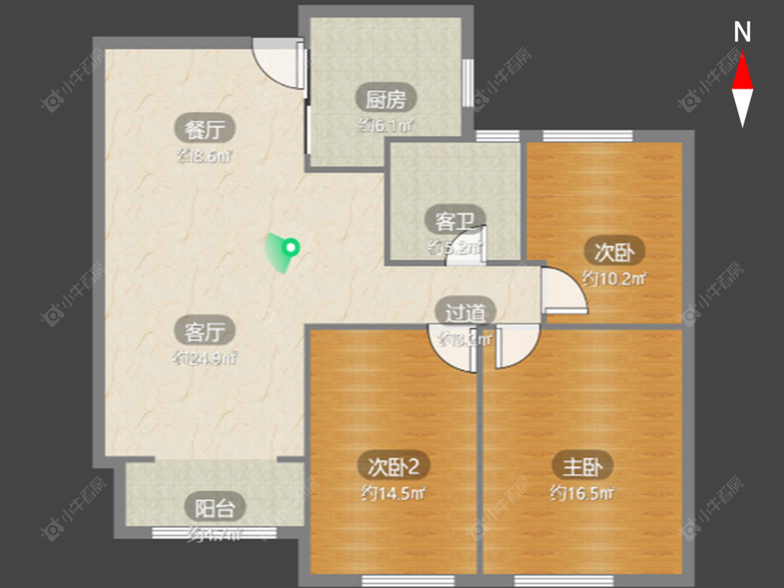 紫韵香庭一期房源户型图 常州紫韵香庭一期在售二手房源户型图_小牛看房