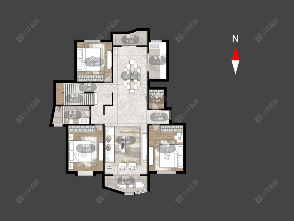 常州怀德名园在售二手房源户型图_小牛看房