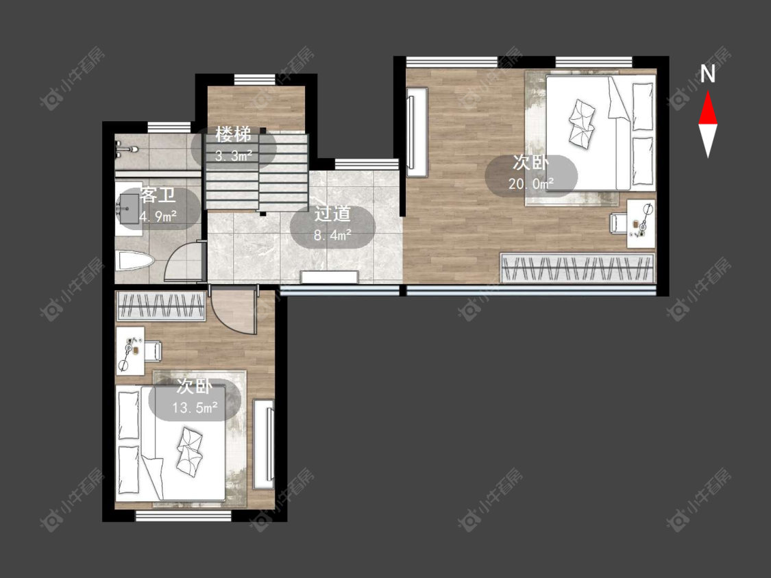 常州太湖院子在售二手房源户型图_小牛看房