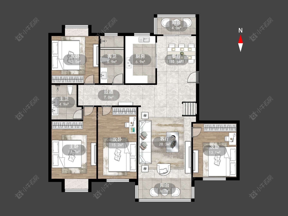 常州城市花园(金坛)在售二手房源户型图_小牛看房