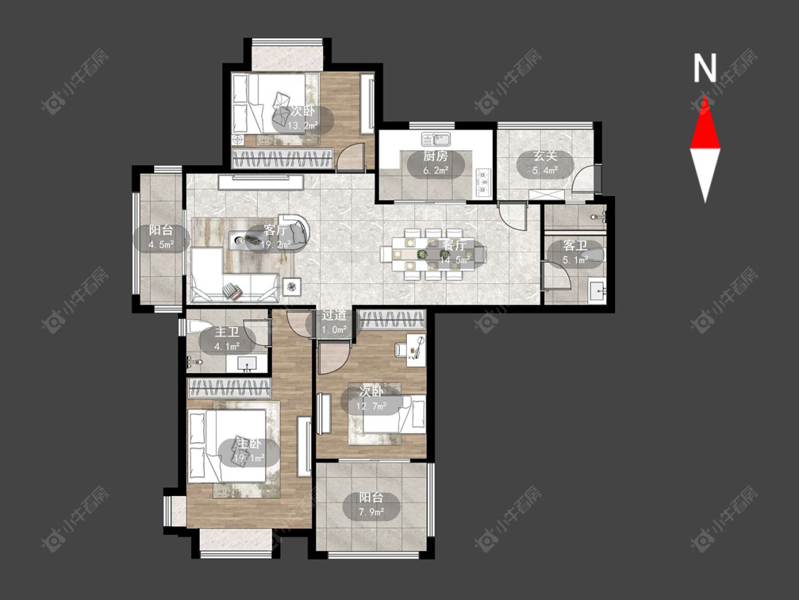 常州都市桃源五期在售二手房源户型图_小牛看房