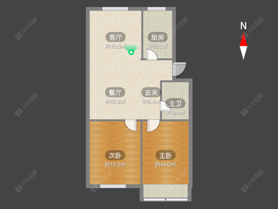 常州盘龙苑西区在售二手房源户型图_小牛看房