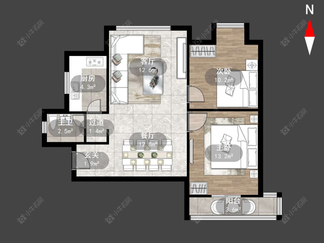 常州名骏家园在售二手房源户型图_小牛看房