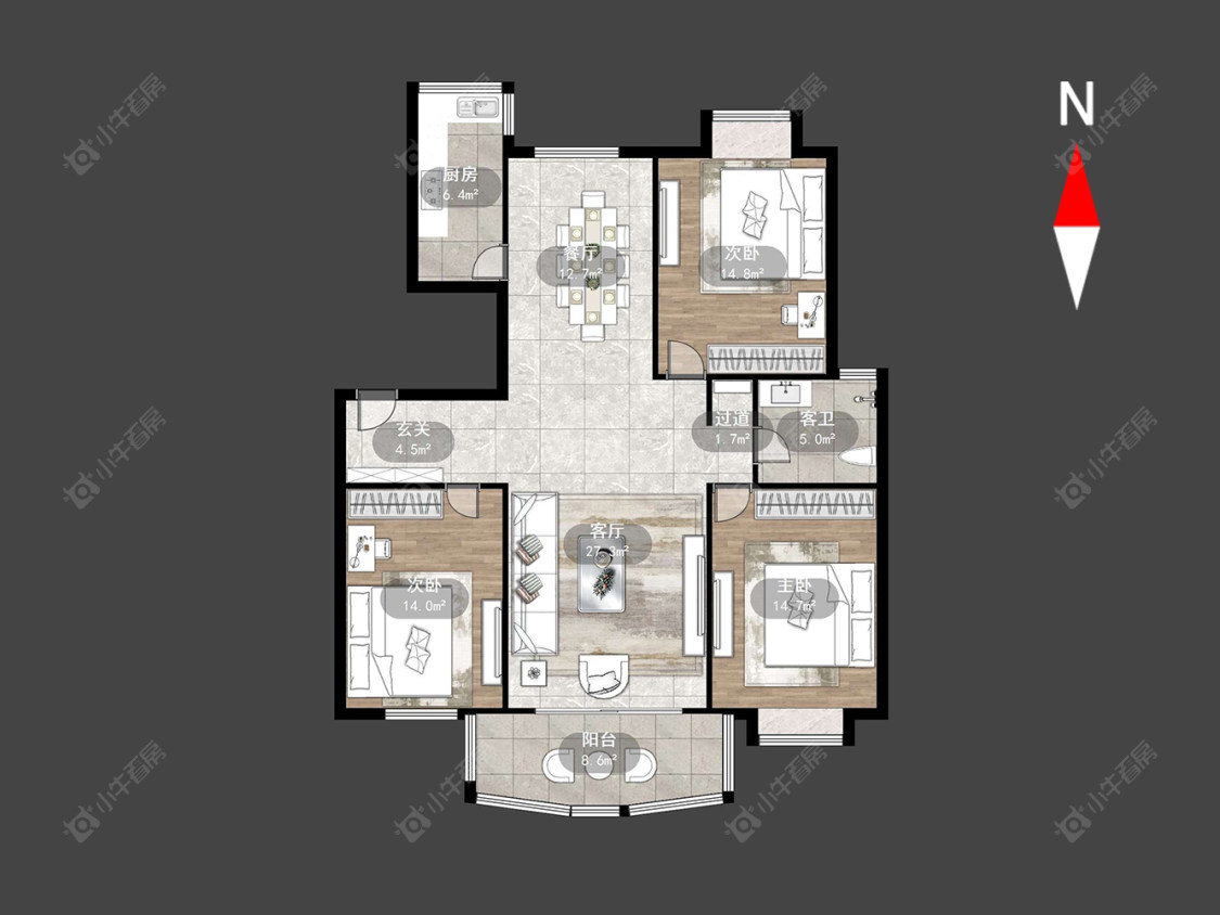 常州绿洲家园在售二手房源户型图_小牛看房