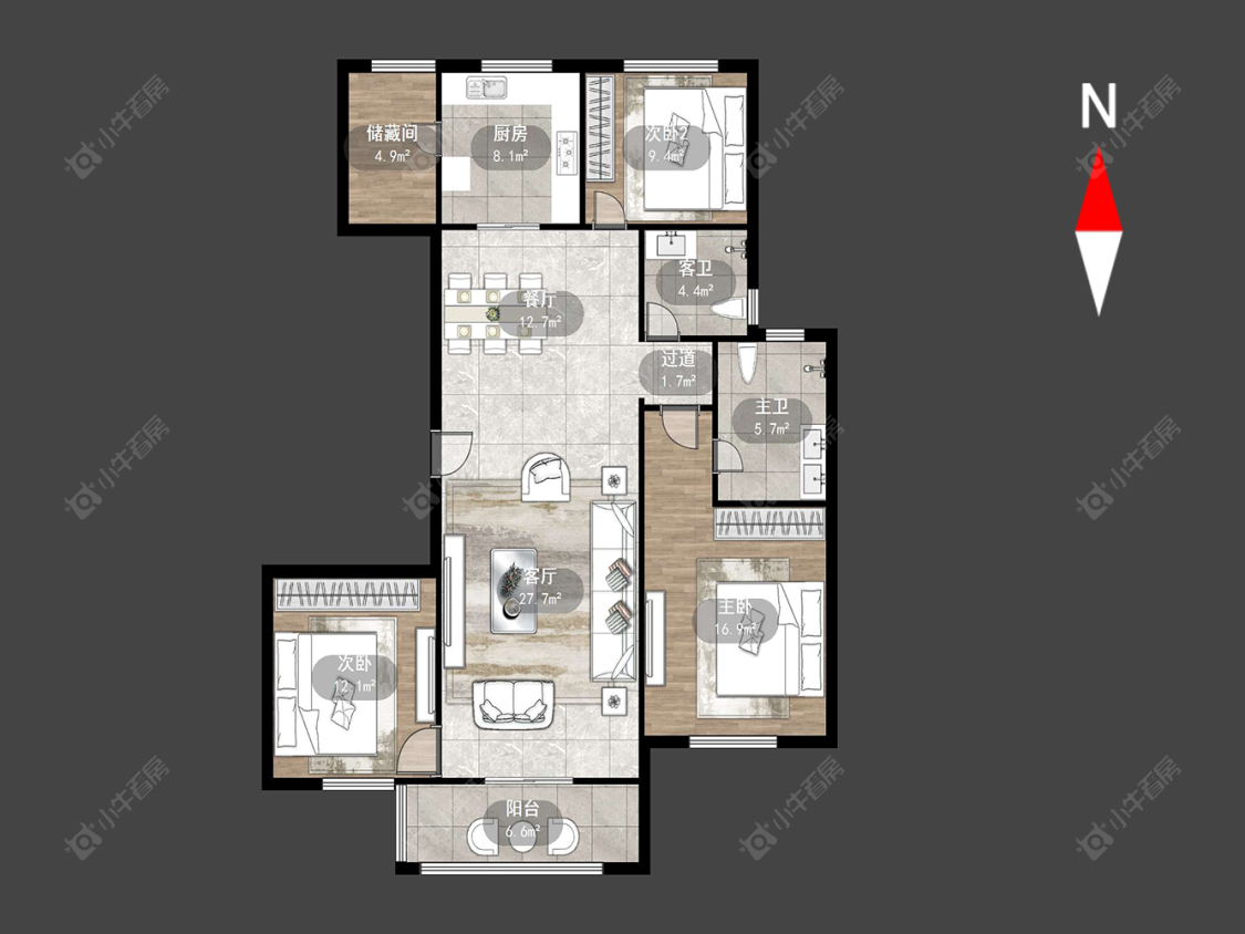 常州朗诗绿郡在售二手房源户型图_小牛看房
