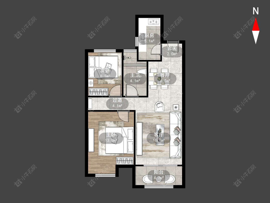 常州百兴华府二期在售二手房_小牛看房