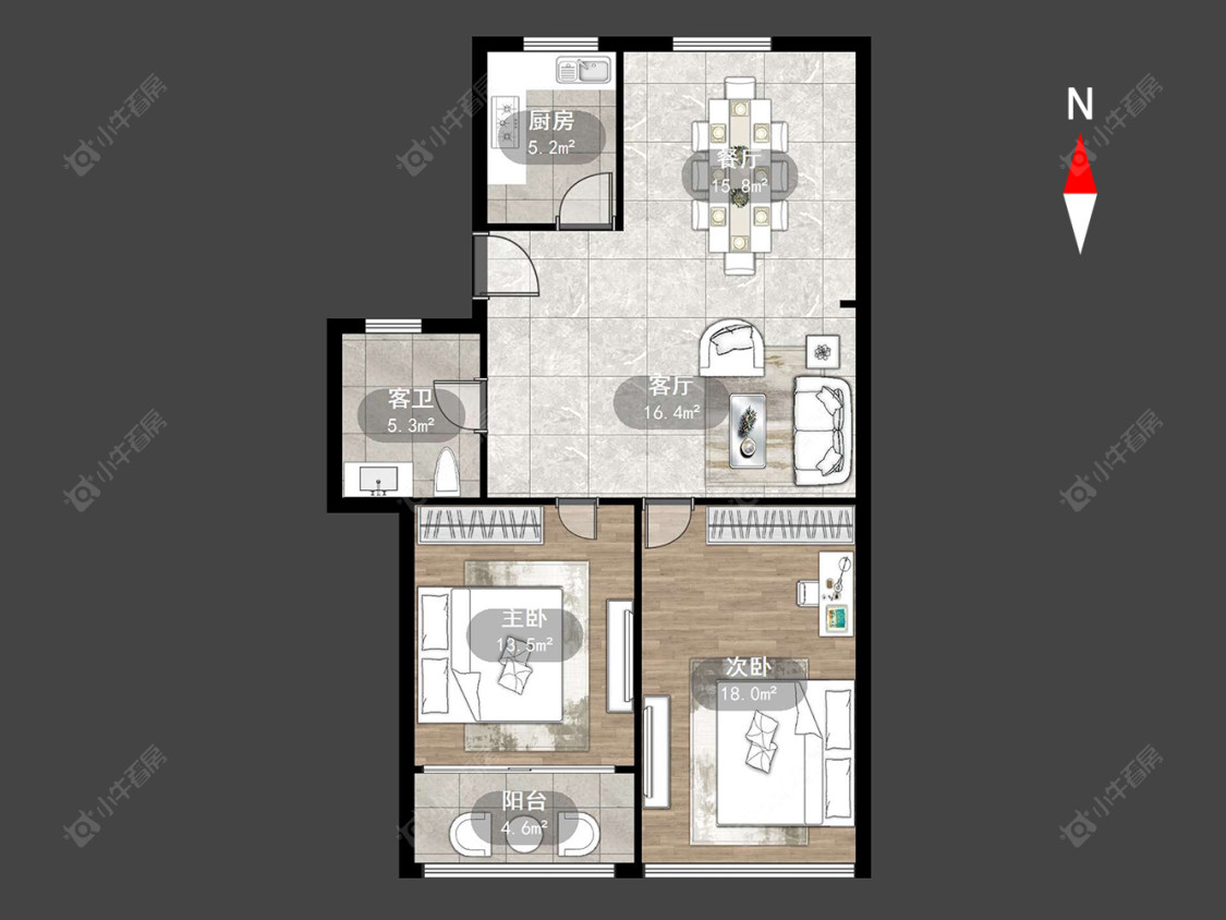 常州河苑家园一期在售二手房源户型图_小牛看房