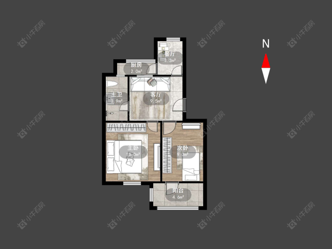 常州兰翔新村在售二手房房源户型图_小牛看房