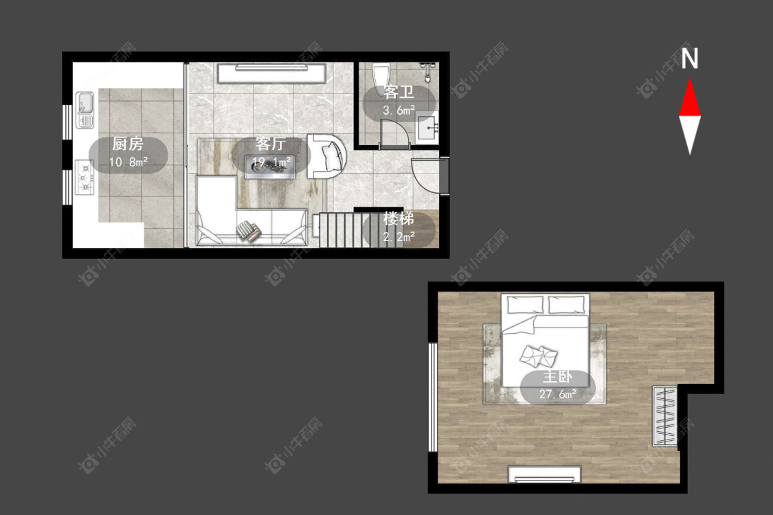 常州吾悦广场全能家公寓在售二手房源户型图_小牛看房