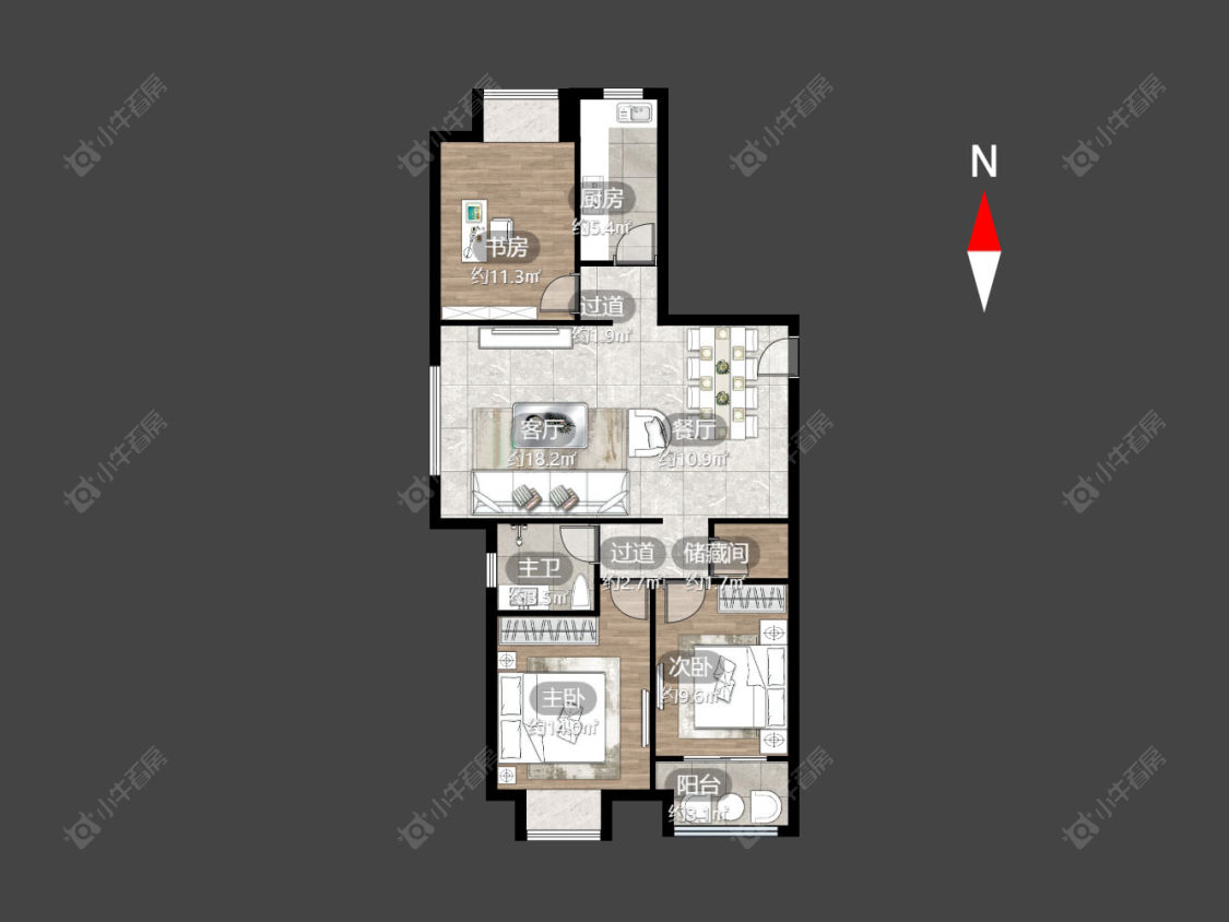 运河天地房源户型图 常州运河天地在售二手房源户型图_小牛看房