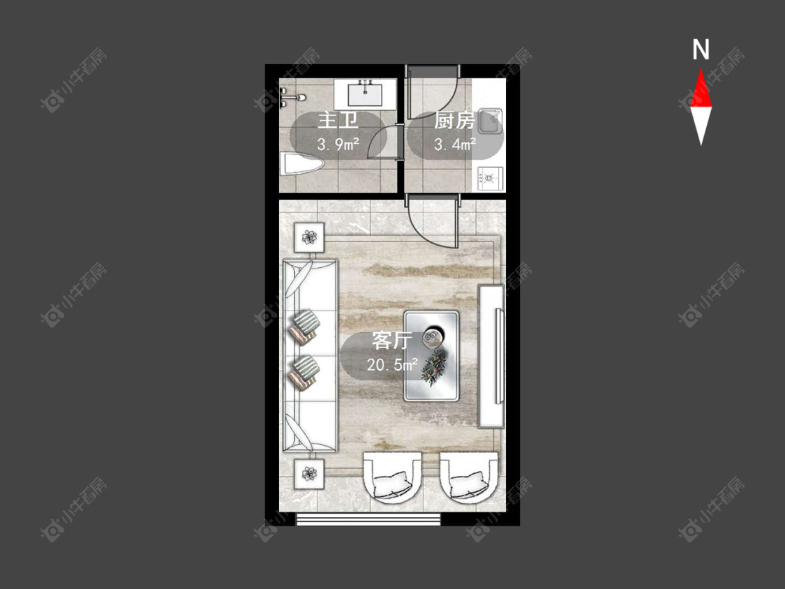 常州华润紫云府公寓在售二手房源户型图_小牛看房
