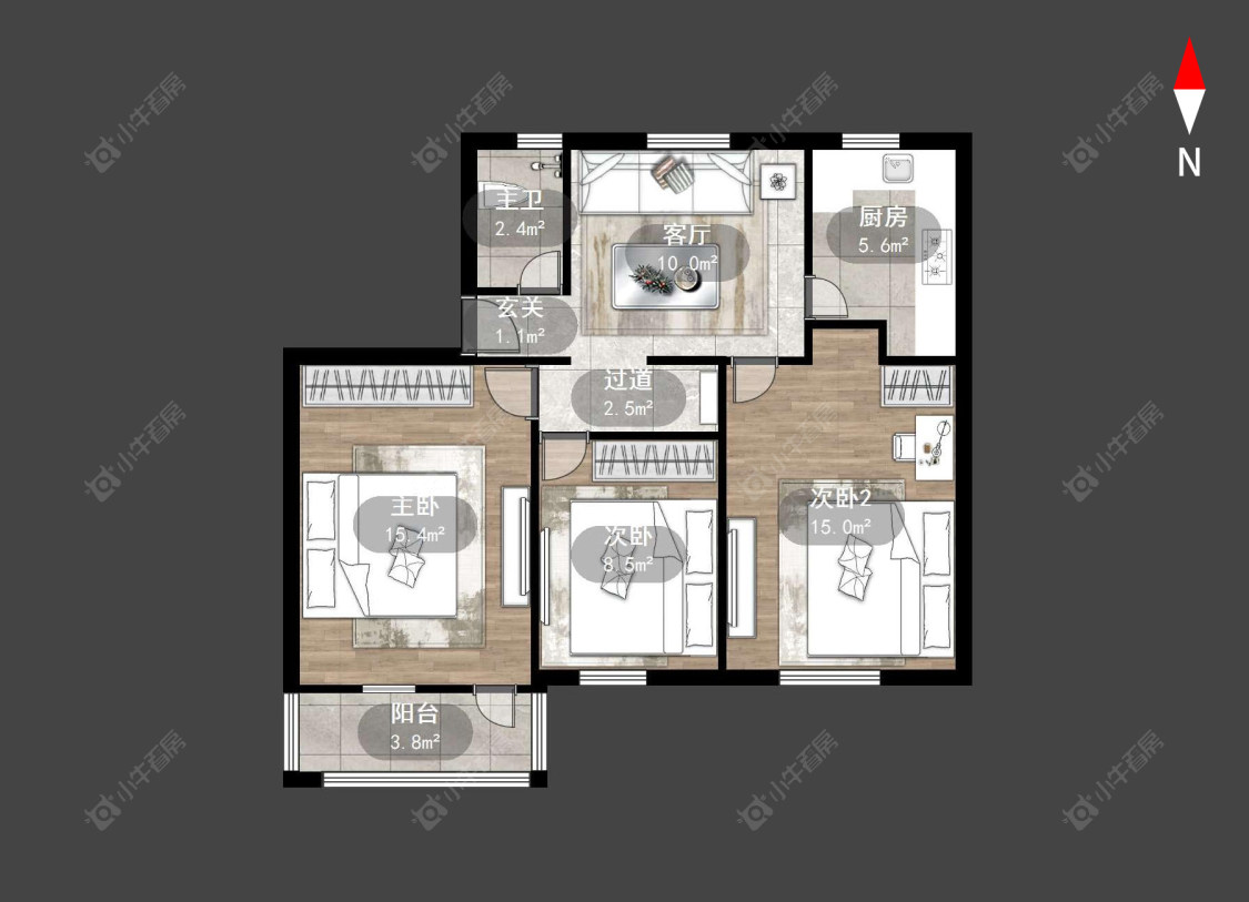 桃园新村房源户型图 常州桃园新村在售二手房源户型图_小牛看房