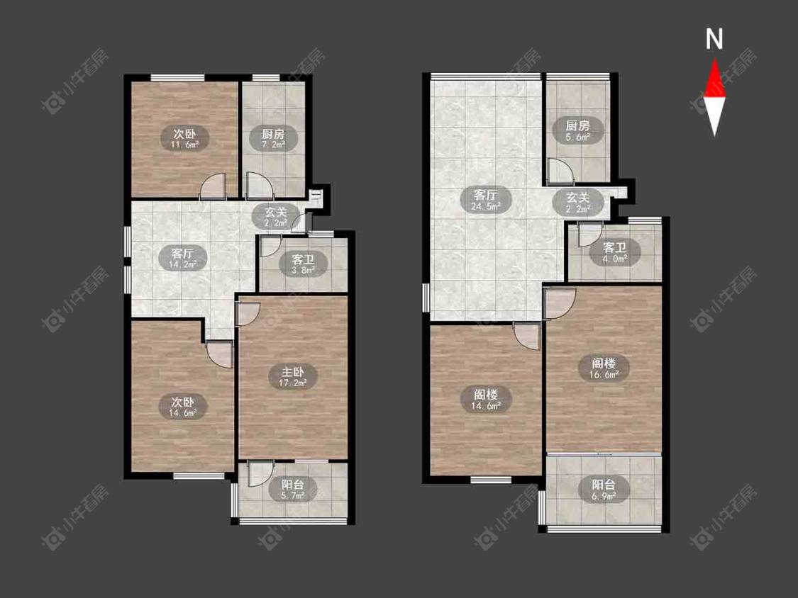 常州翠竹新村东北区在售二手房房源户型图_小牛看房