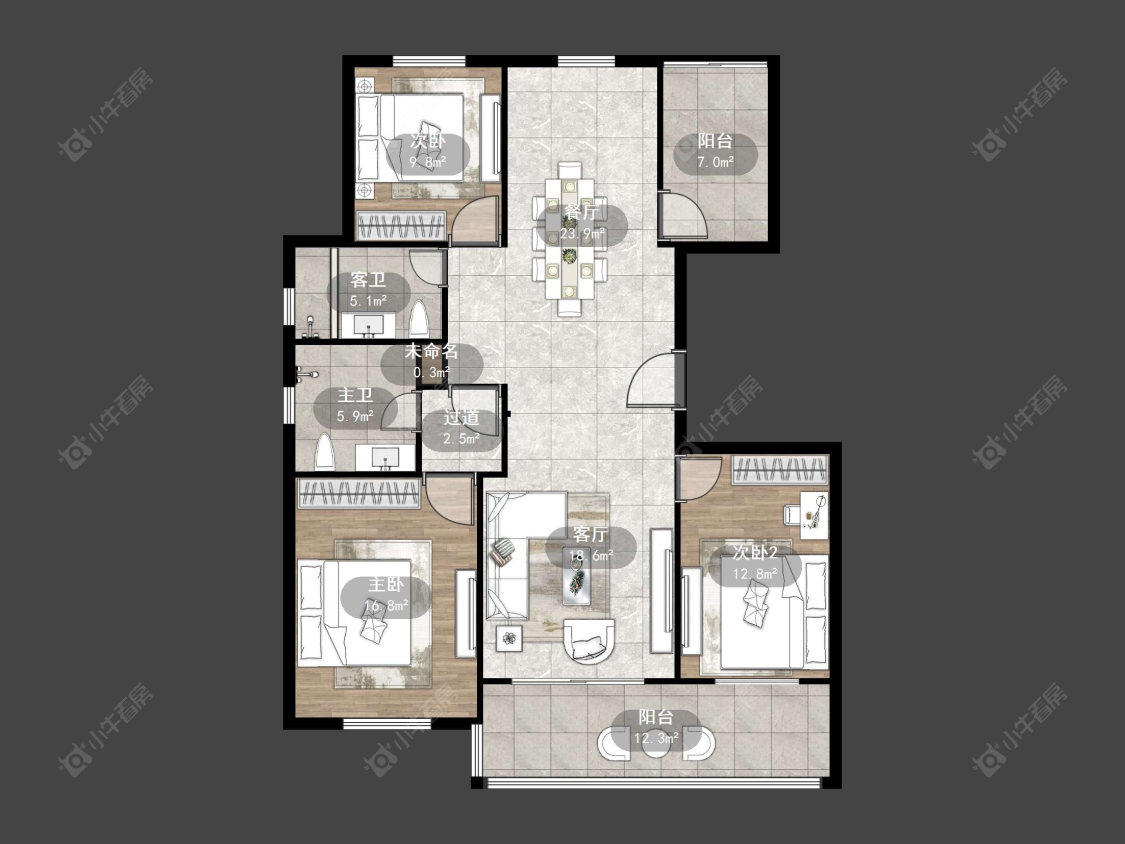 丹阳天一人家在售二手房源户型图_小牛看房