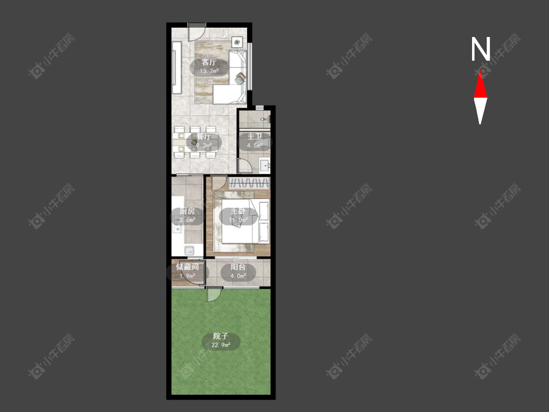 常州茶溪雅园在售二手房源户型图_小牛看房