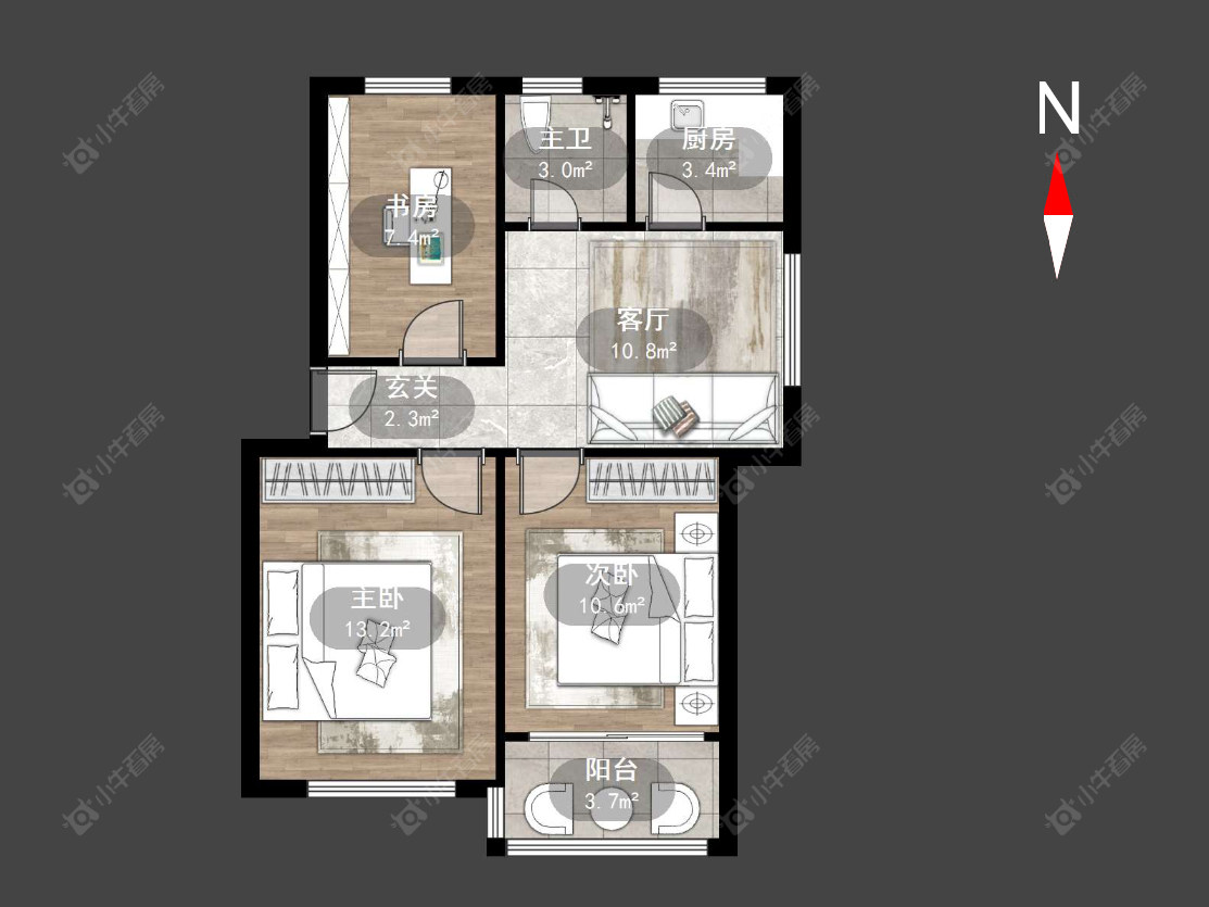 常州勤丰新村在售二手房源户型图_小牛看房