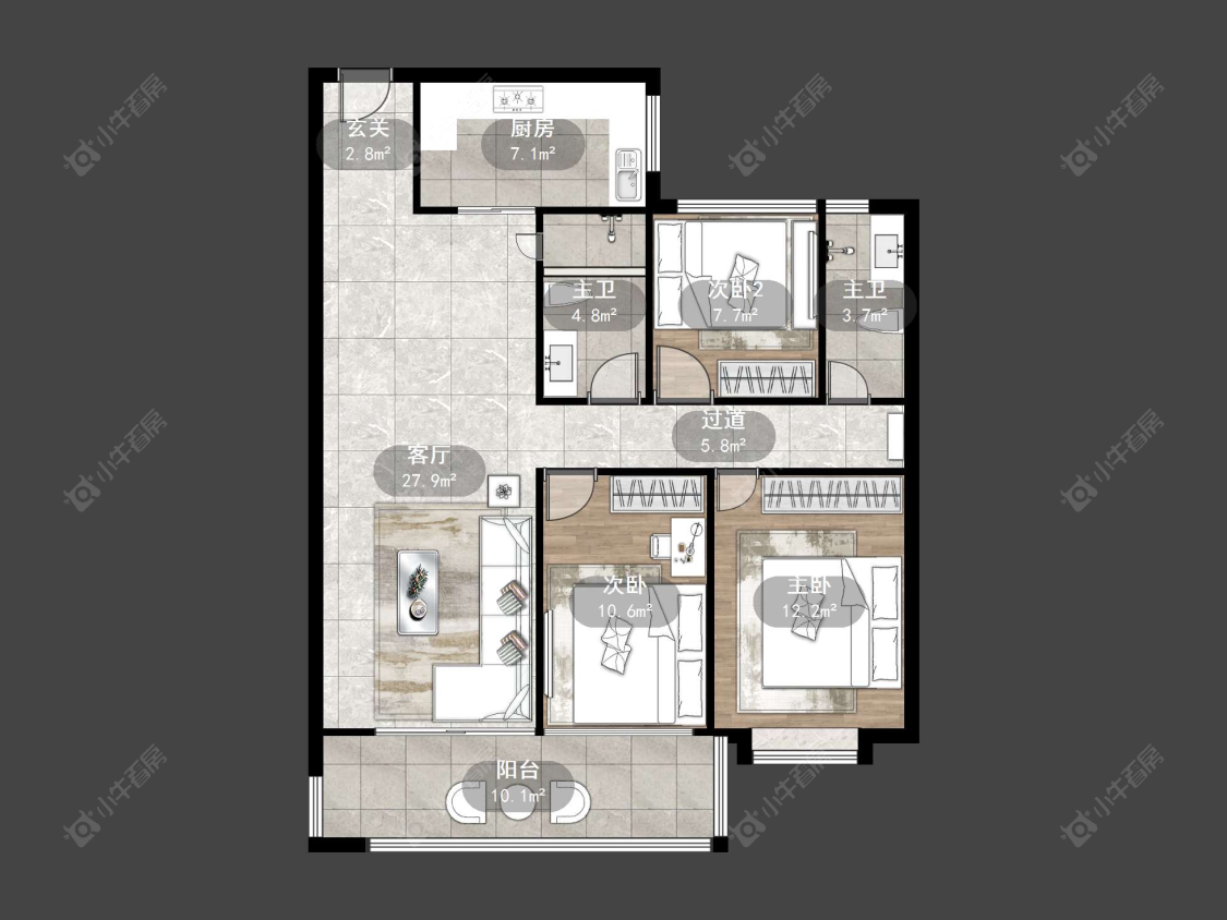 丹阳凤熹台在售二手房源户型图_小牛看房