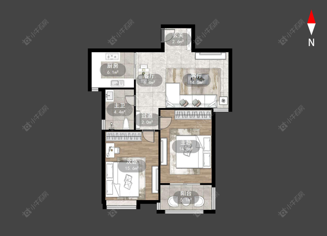 常州香梅花园在售二手房源户型图_小牛看房