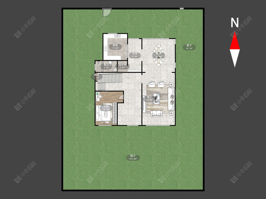 常州富琛苑在售二手房源户型图_小牛看房