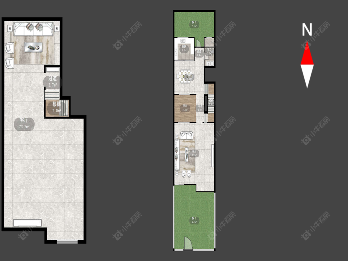 常州尚枫澜湾别墅区在售二手房源户型图_小牛看房