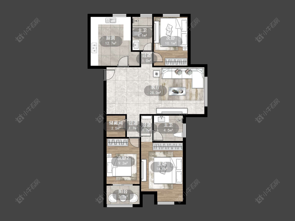 丹阳华都幸福里在售二手房源户型图_小牛看房