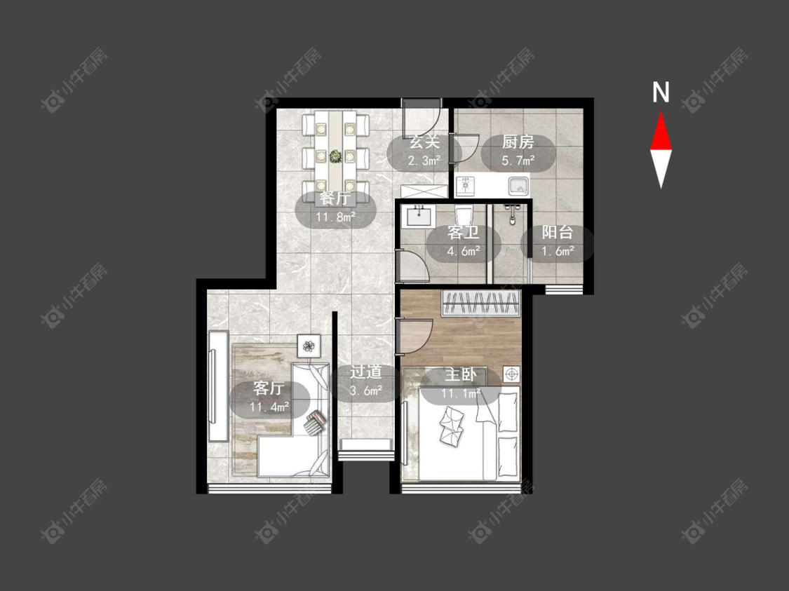 青山湾南区房源户型图 常州青山湾南区在售二手房源户型图_小牛看房