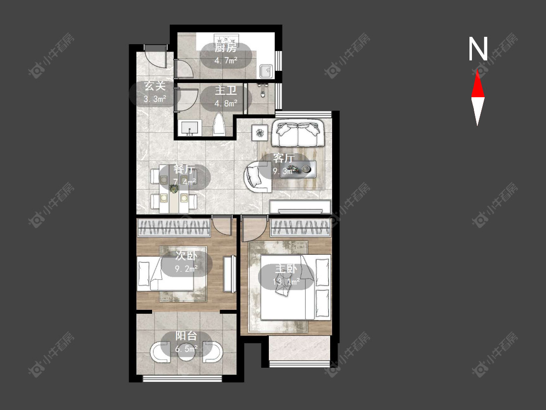 常发香堤半岛房源户型图 常州常发香堤半岛在售二手房源户型图_小牛看房