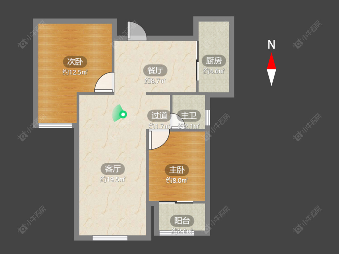 常州摩尔上品在售二手房源户型图_小牛看房