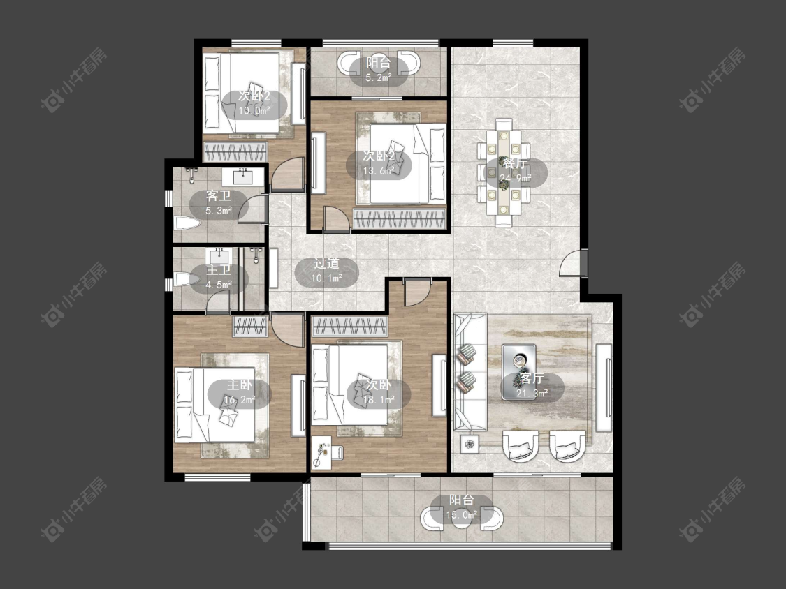 丹阳和园在售二手房源户型图_小牛看房