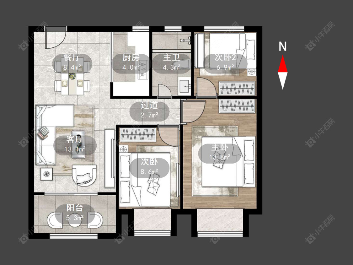 常州绿都万和城七区在售二手房源户型图_小牛看房