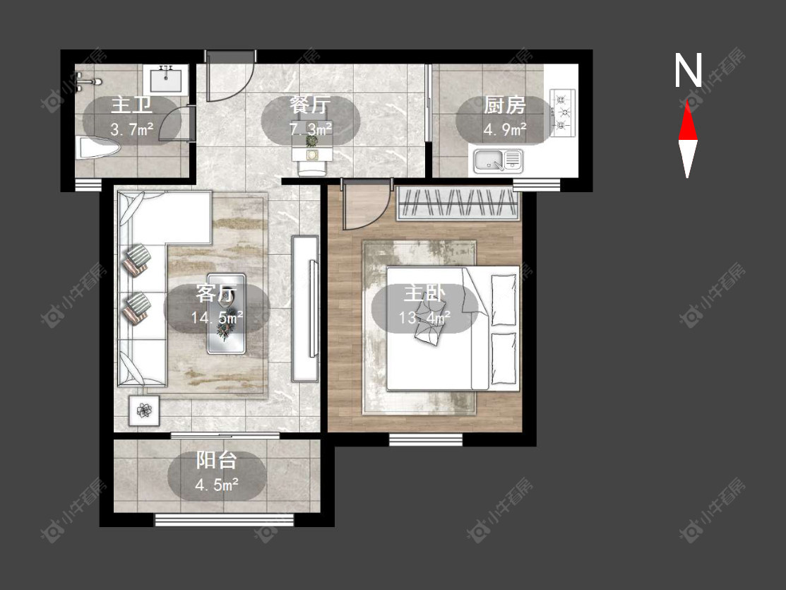 菱溪名居房源户型图 常州菱溪名居在售二手房源户型图_小牛看房