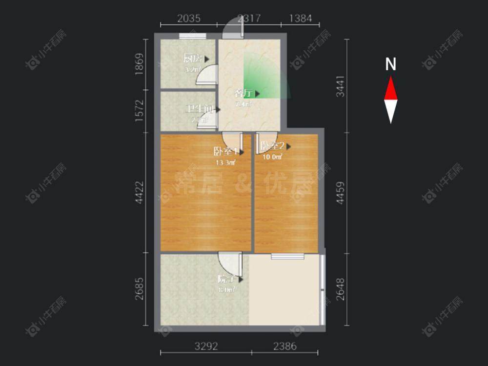 常州清潭新村在售二手房源户型图_小牛看房