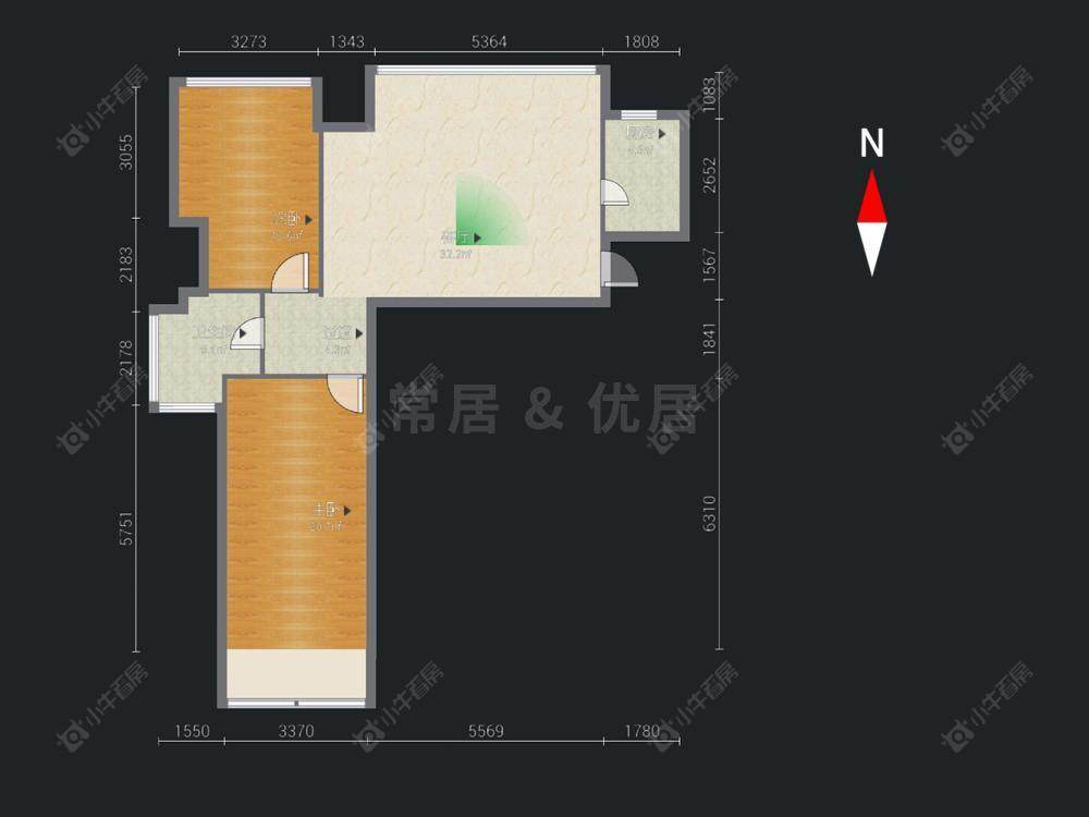 常州溪湖小镇在售二手房源户型图_小牛看房