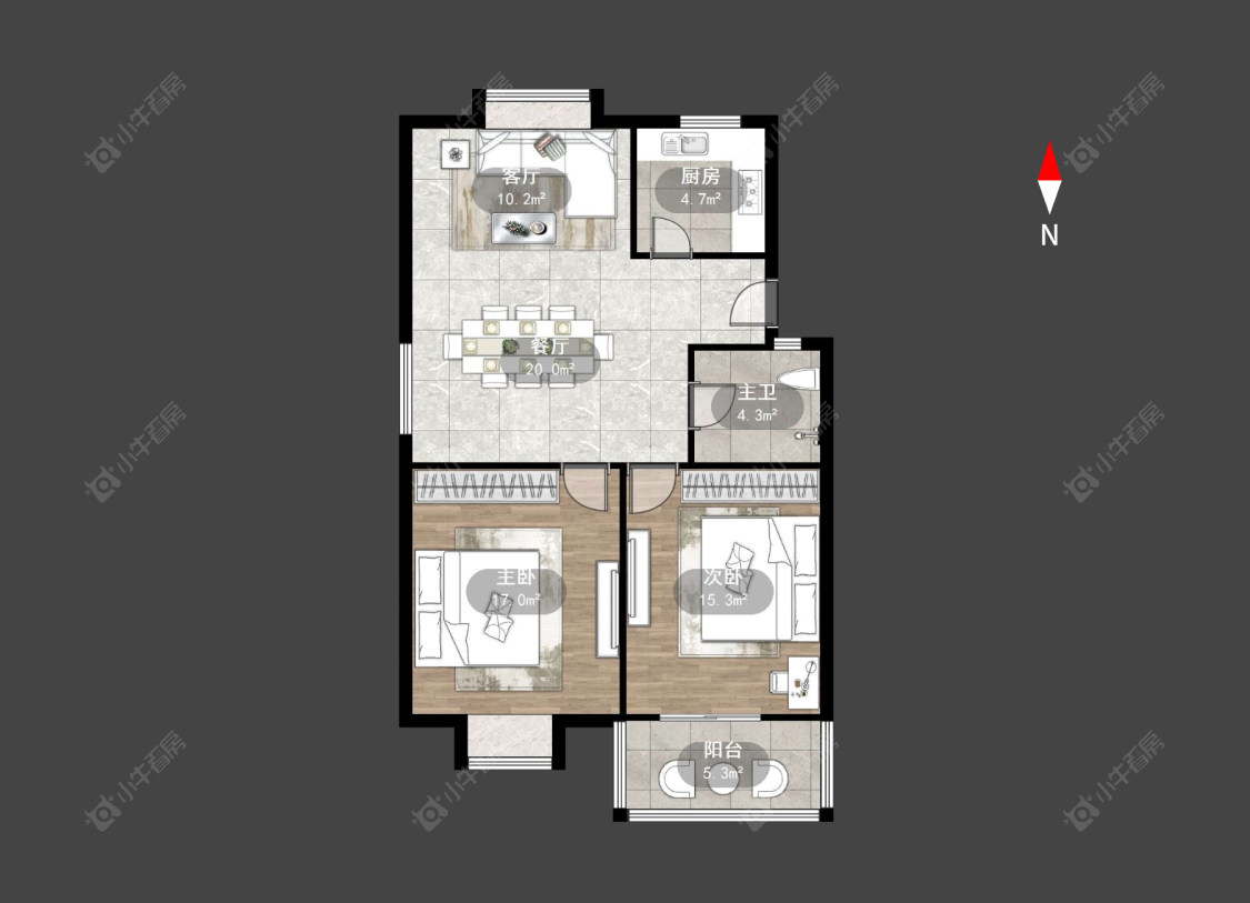 常州绿洲家园在售二手房源户型图_小牛看房