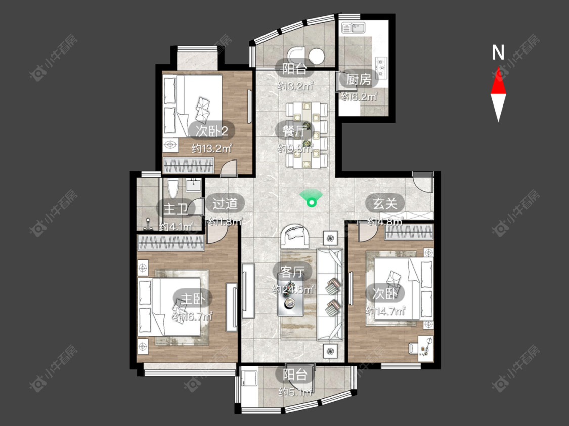 都市雅居房源户型图 常州都市雅居在售二手房源户型图_小牛看房