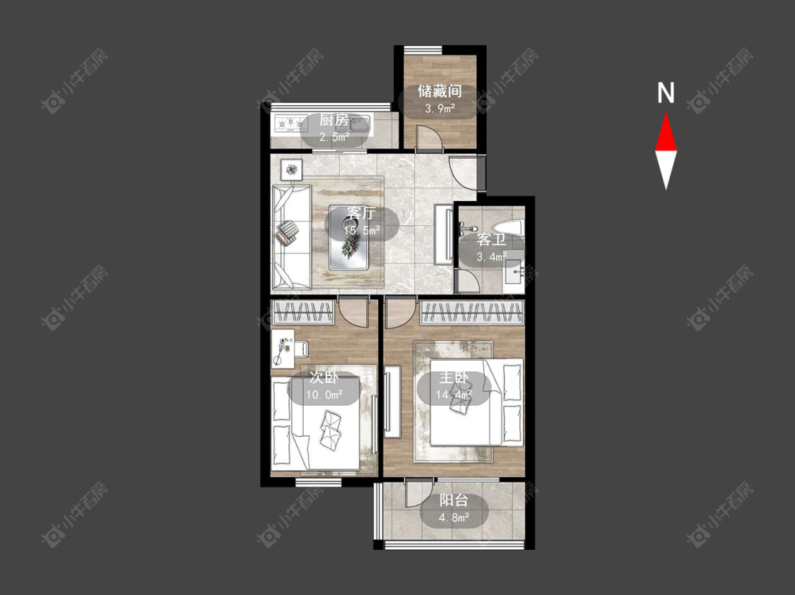 红东二村房源户型图 常州红东二村在售二手房源户型图_小牛看房